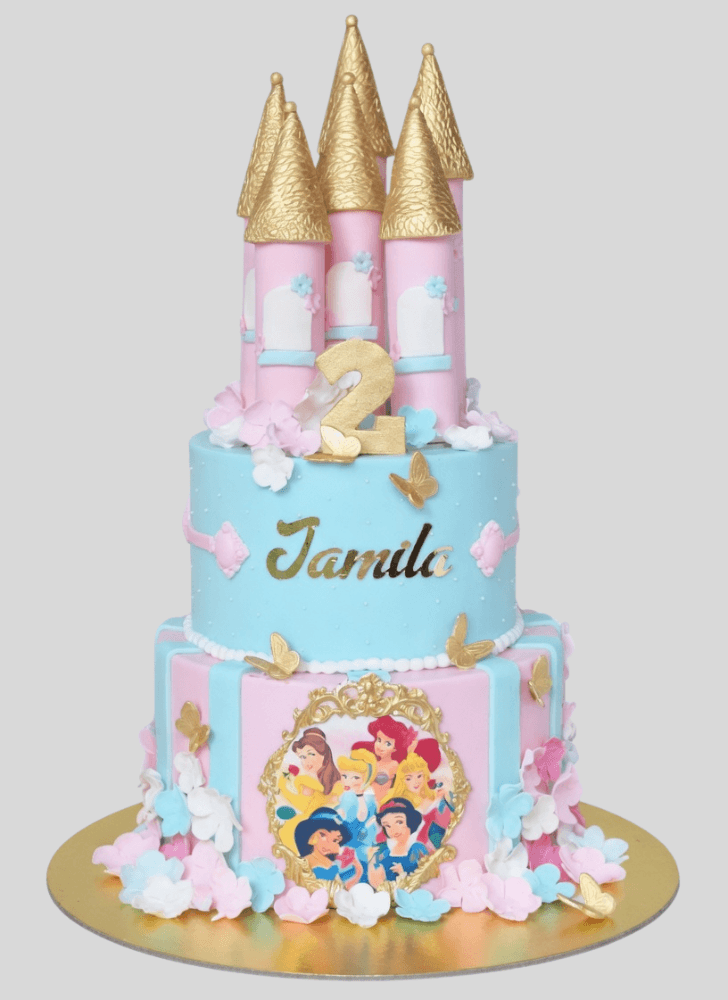 Marvelous Princess Castle Cake