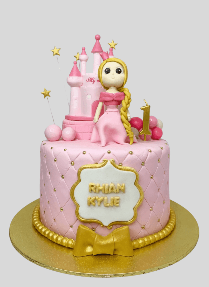 Mesmeric Princess Castle Cake