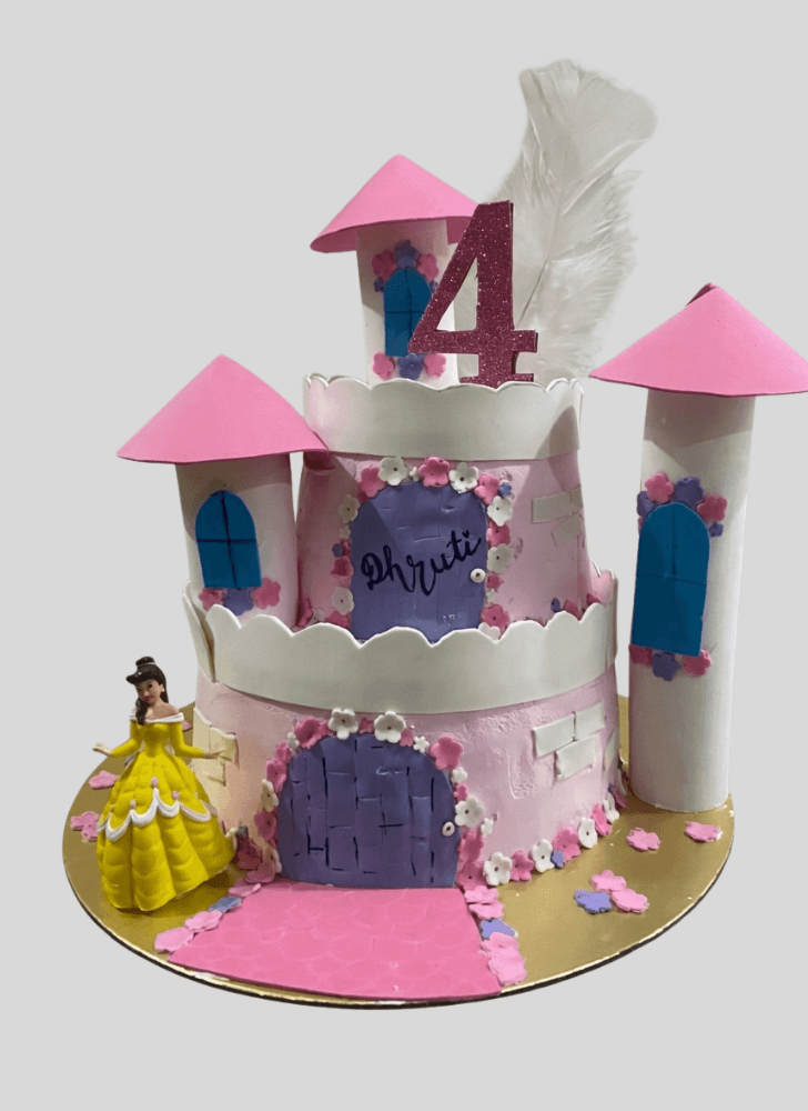 Pretty Princess Castle Cake