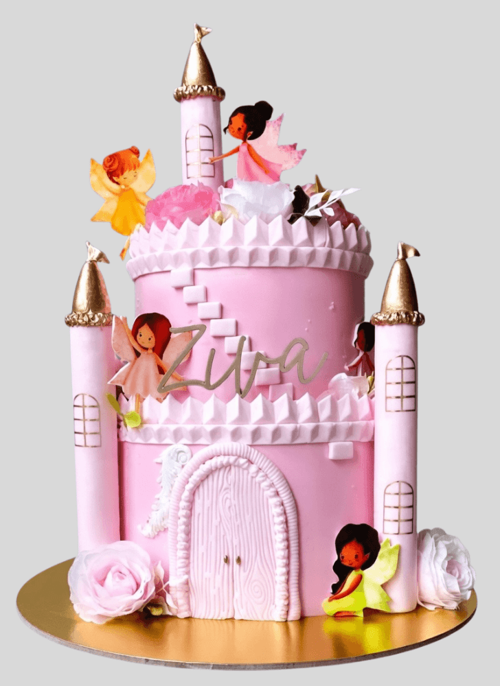 Shapely Princess Castle Cake