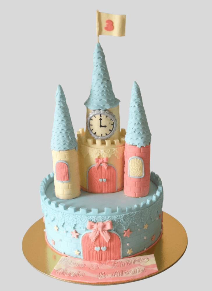 Stunning Princess Castle Cake
