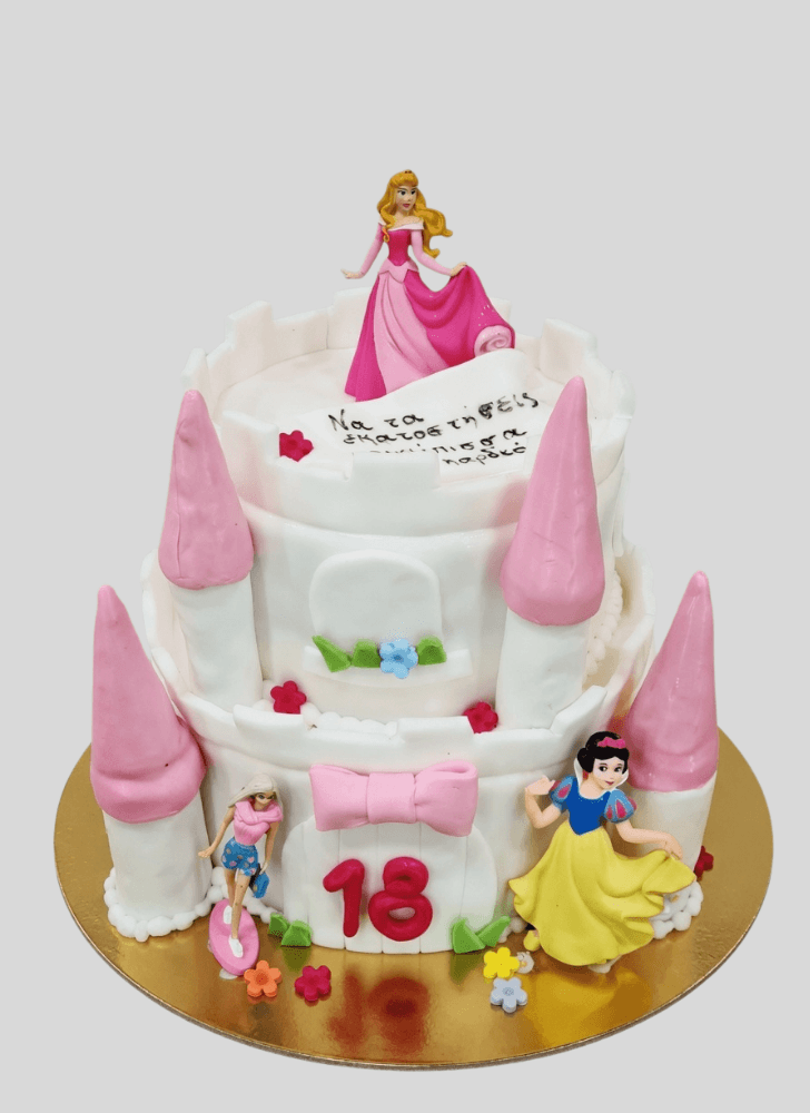 Superb Princess Castle Cake