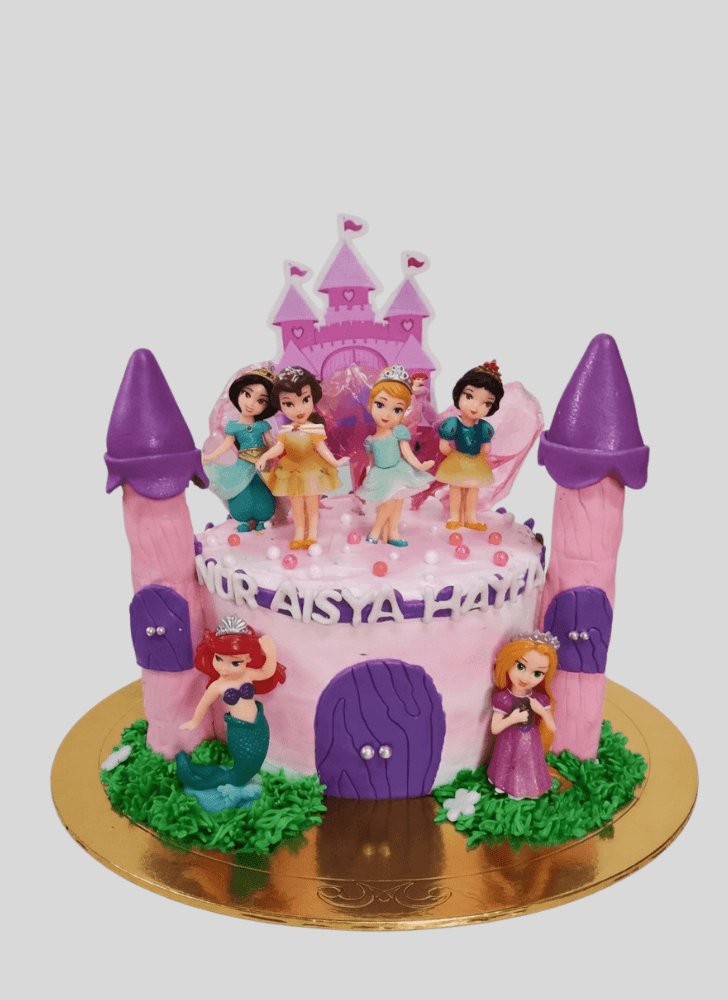 Wonderful Princess Castle Cake Design