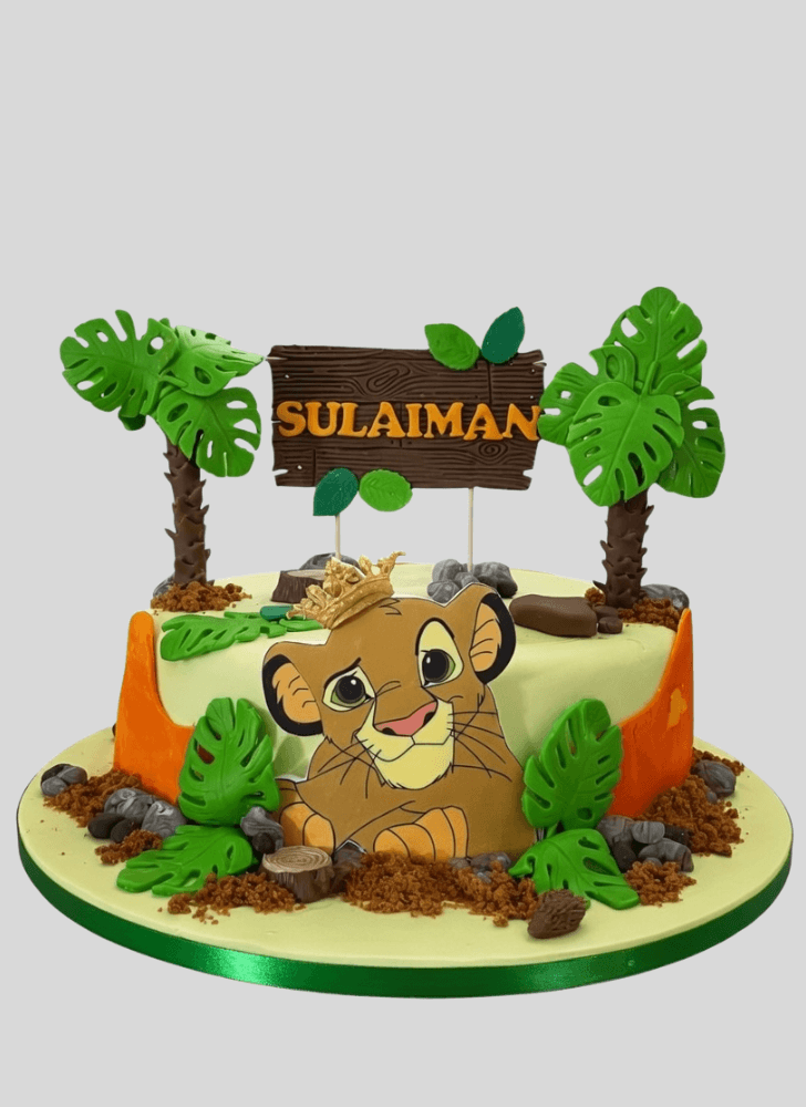 Adorable Simba Cake