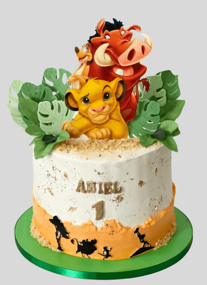 Alluring Simba Cake