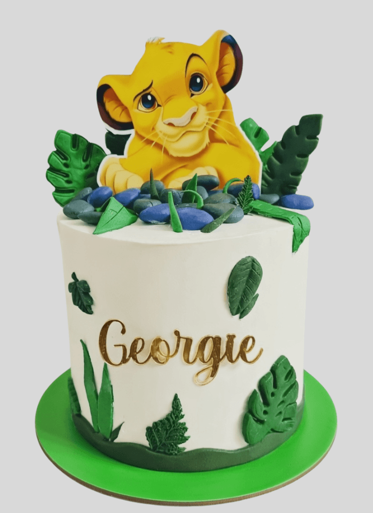 Cute Simba Cake