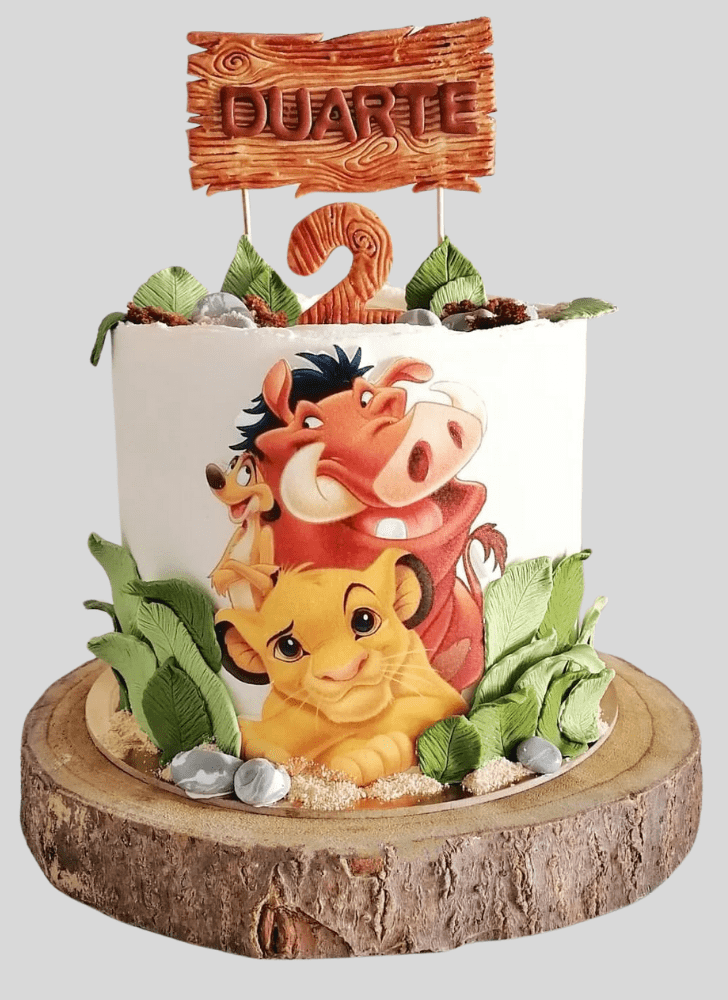 Dazzling Simba Cake