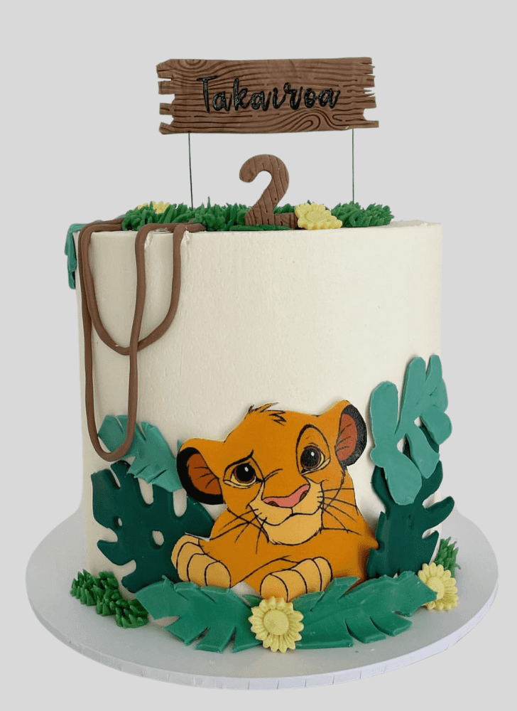 Delicate Simba Cake