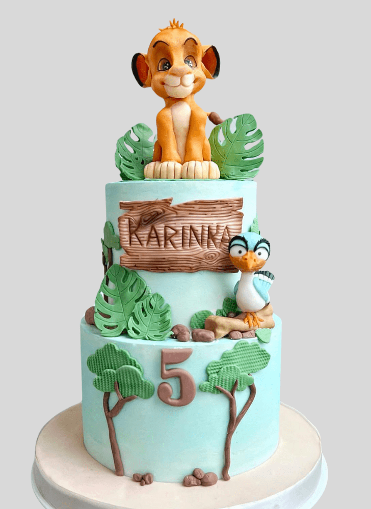 Enthralling Simba Cake