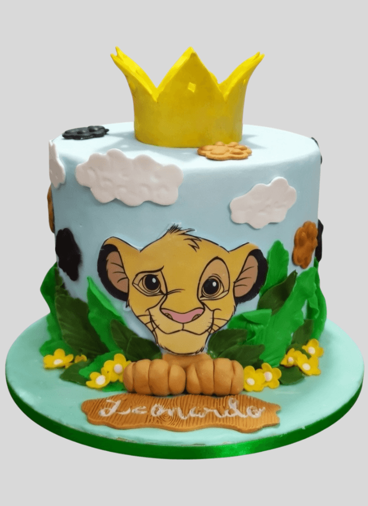 Fascinating Simba Cake