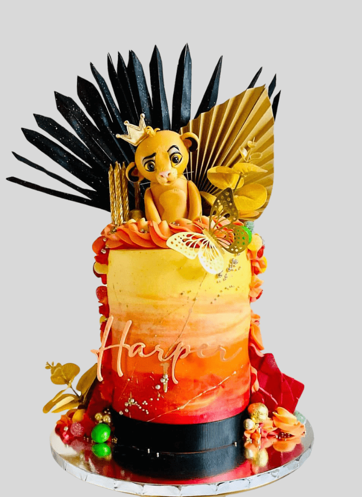 Good Looking Simba Cake