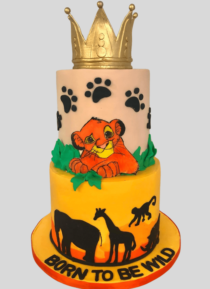Pleasing Simba Cake