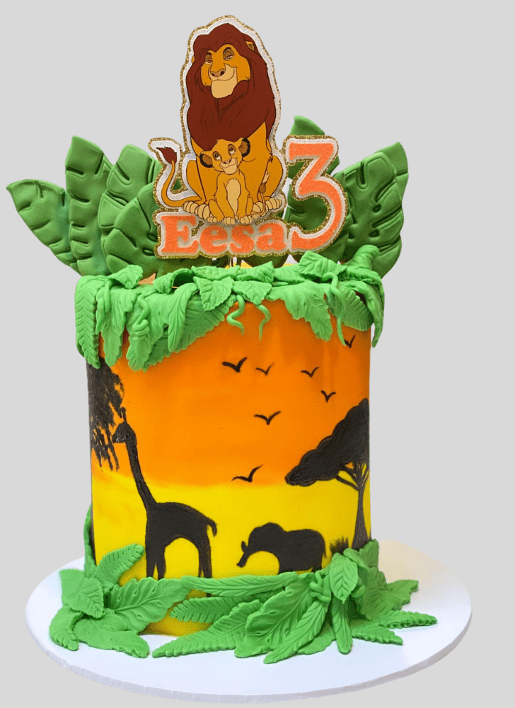 Resplendent Simba Cake
