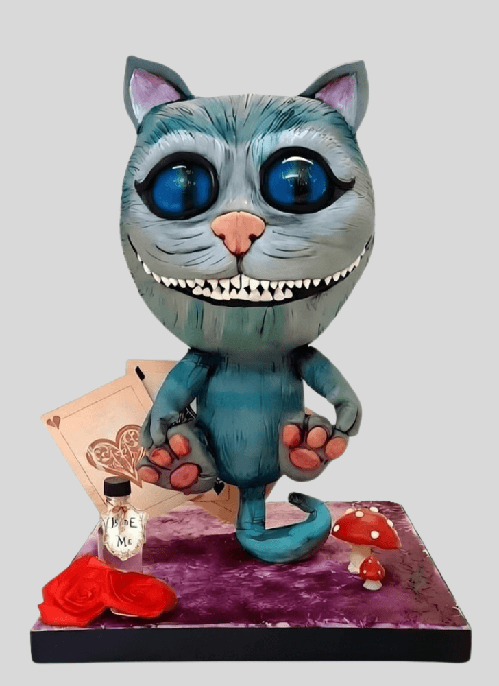 Alluring Cheshire Cat Cake