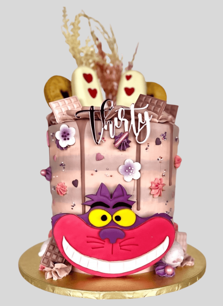 Angelic Cheshire Cat Cake