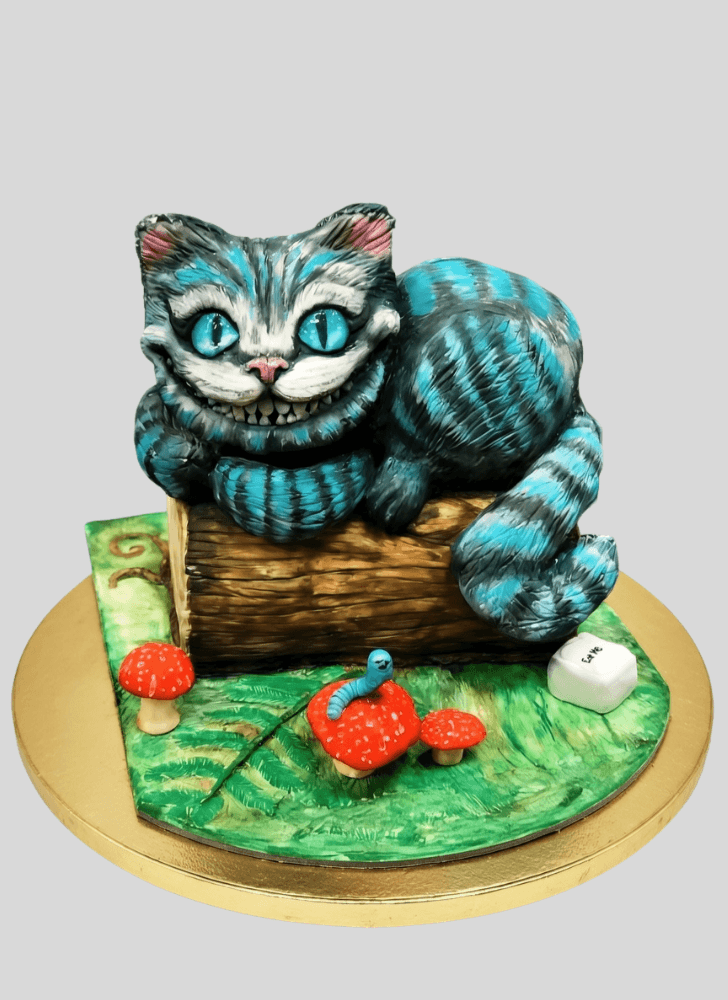 Appealing Cheshire Cat Cake
