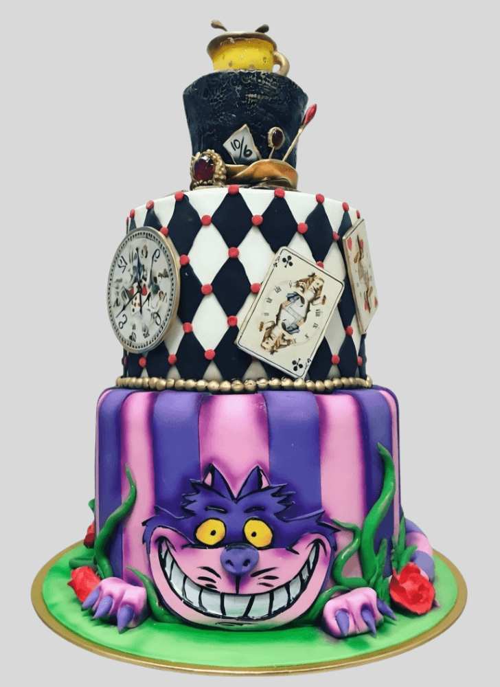Beauteous Cheshire Cat Cake