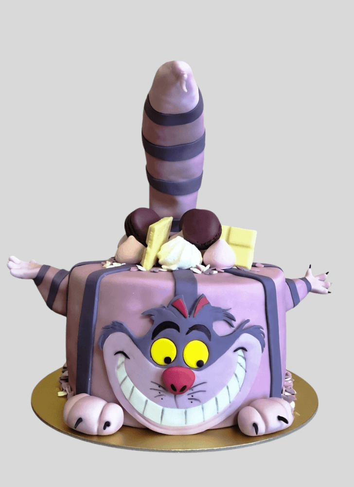 Cute Cheshire Cat Cake