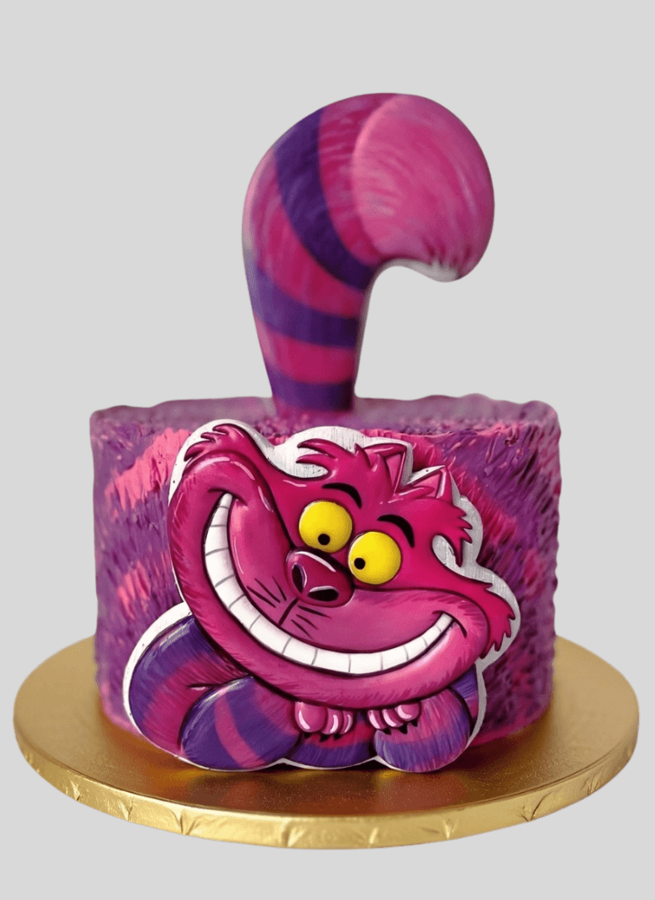 Dazzling Cheshire Cat Cake