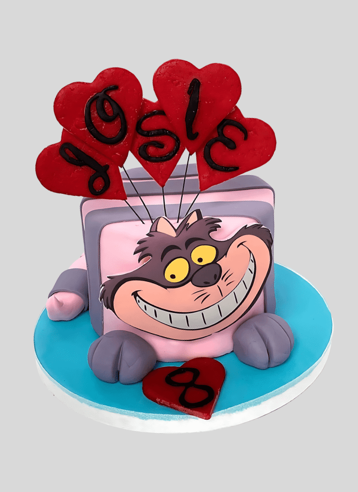 Fetching Cheshire Cat Cake