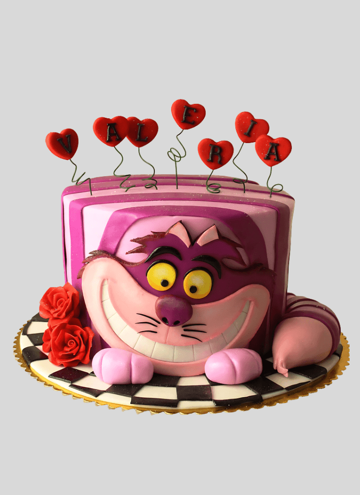Good Looking Cheshire Cat Cake