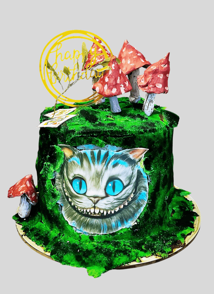 Marvelous Cheshire Cat Cake