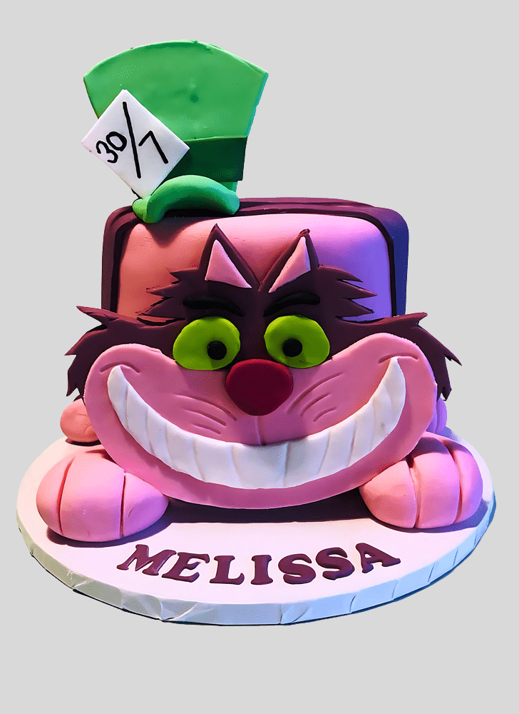 Mesmeric Cheshire Cat Cake