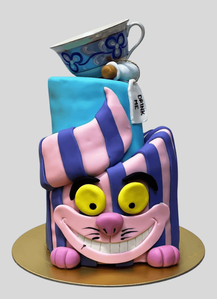 Refined Cheshire Cat Cake