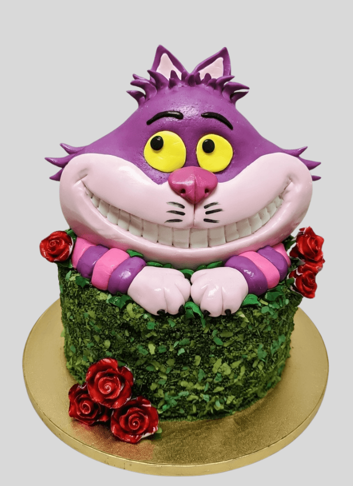 Wonderful Cheshire Cat Cake Design