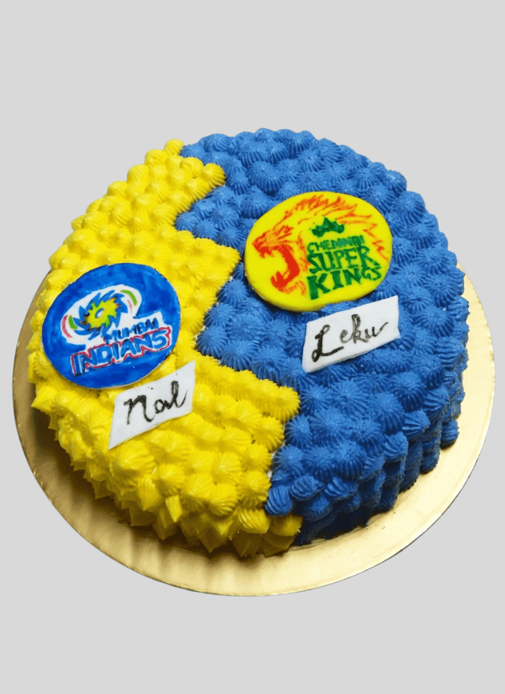 Enthralling IPL Cake