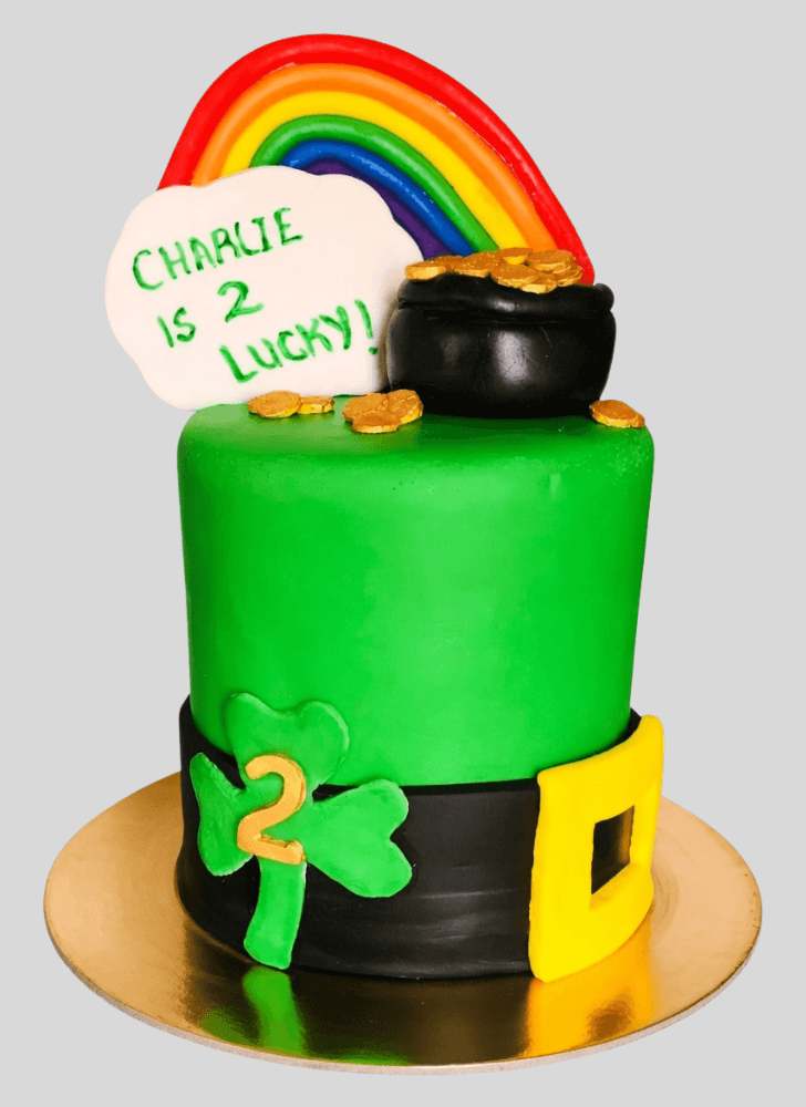Angelic Leprechaun Cake