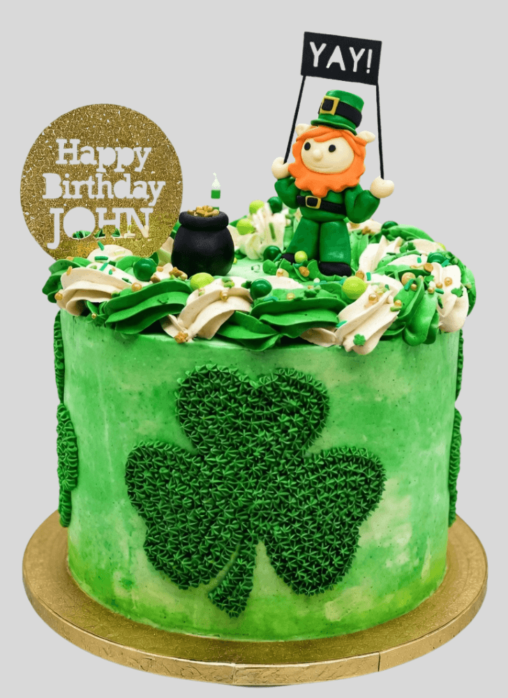 Wonderful Leprechaun Cake Design