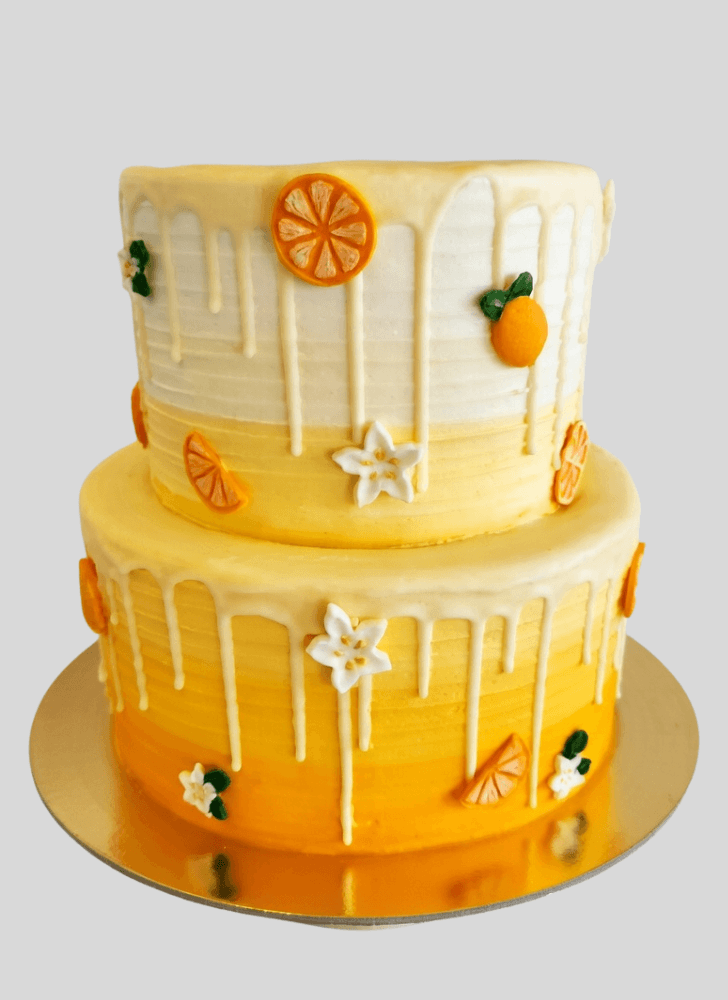 Inviting Orange Cake