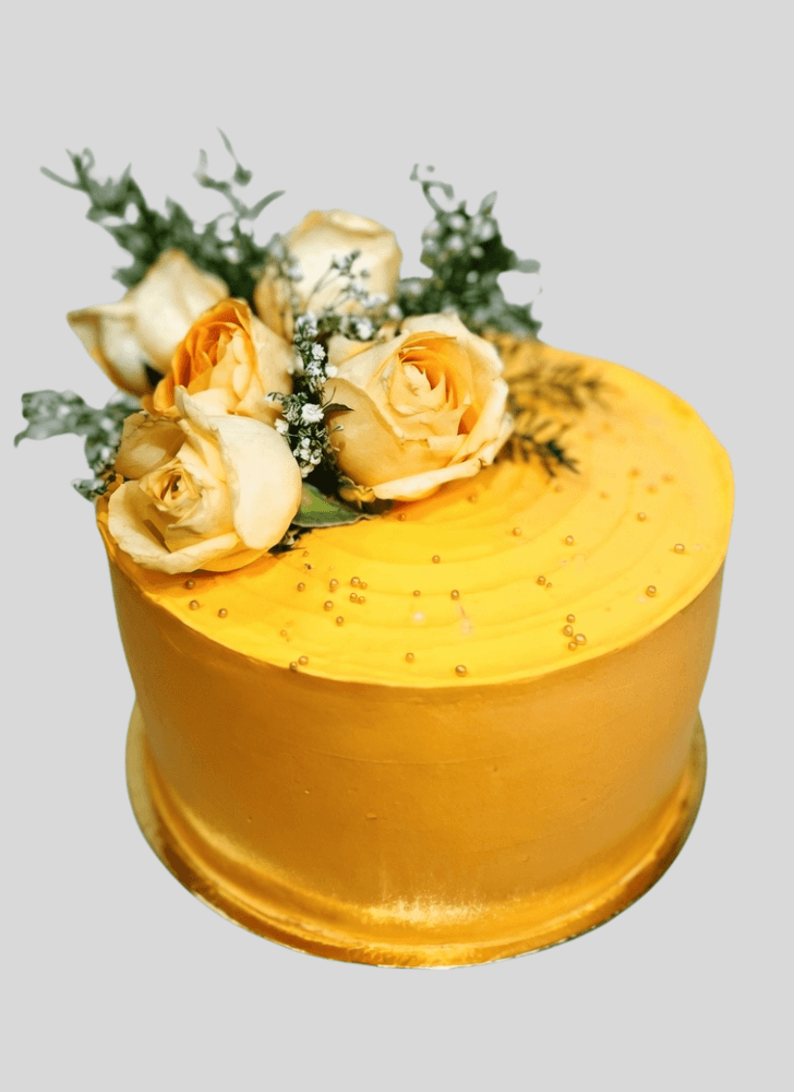 Lovely Orange Cake Design