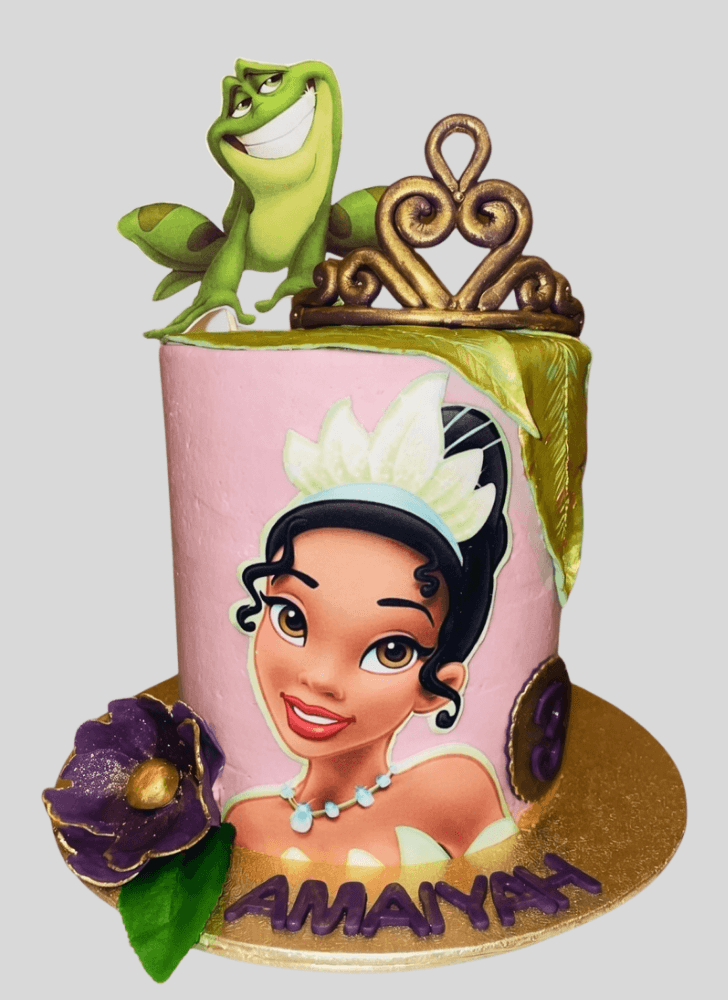 Inviting Tiana Cake