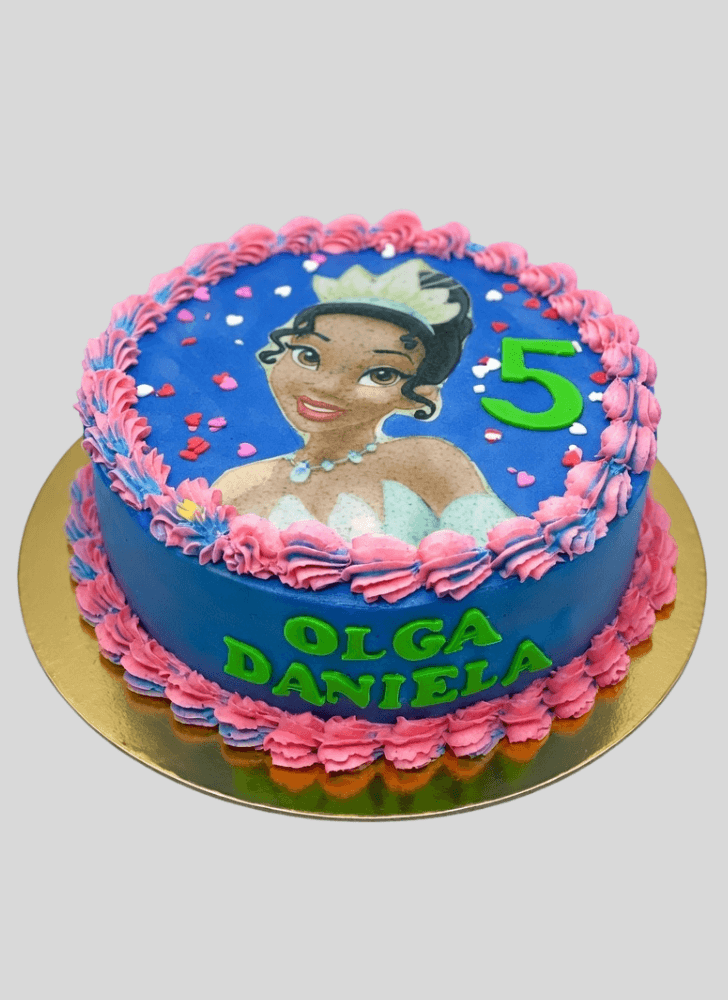 Resplendent Tiana Cake