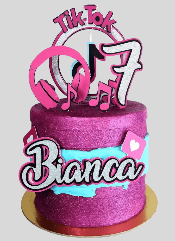 Alluring Tiktok Cake