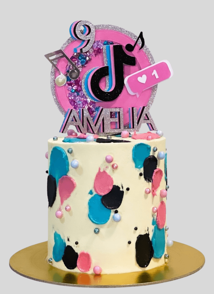 Beauteous Tiktok Cake