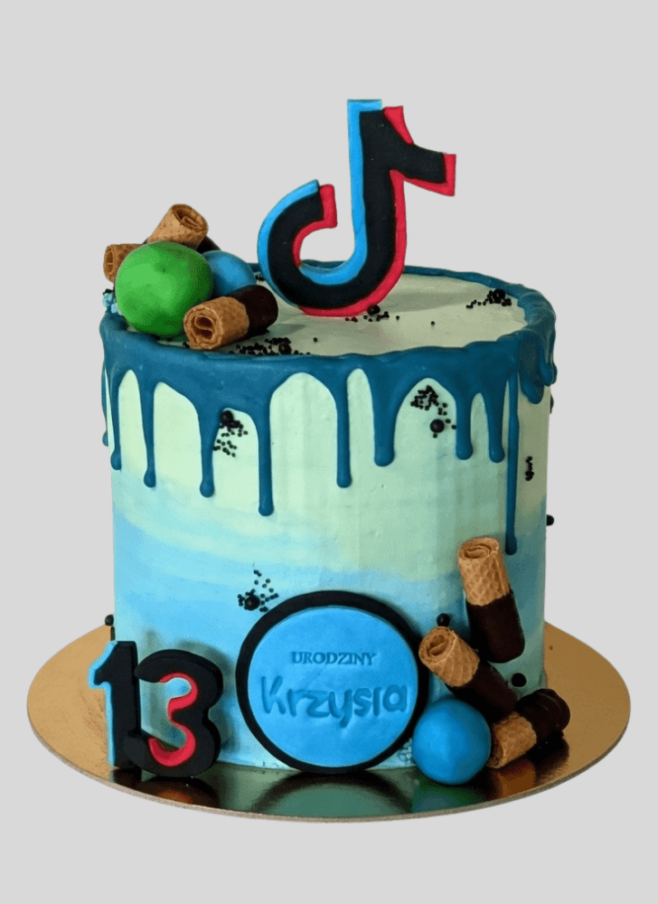 Charming Tiktok Cake