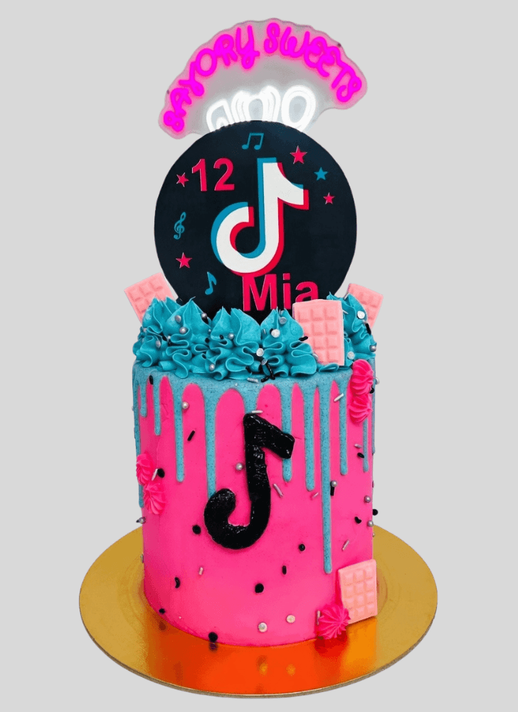 Handsome Tiktok Cake