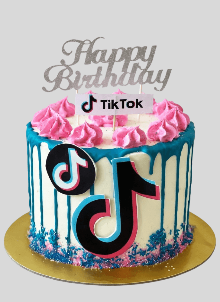 Mesmeric Tiktok Cake