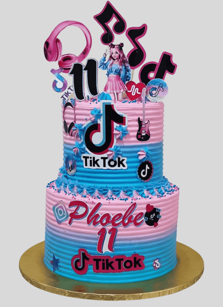 Superb Tiktok Cake