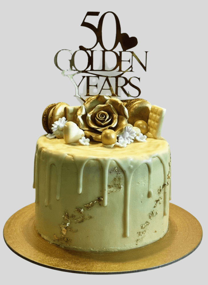 Alluring Wedding Anniversary Cake