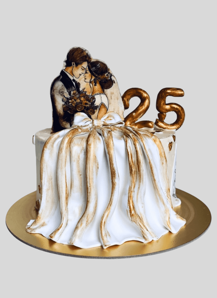 Excellent Wedding Anniversary Cake