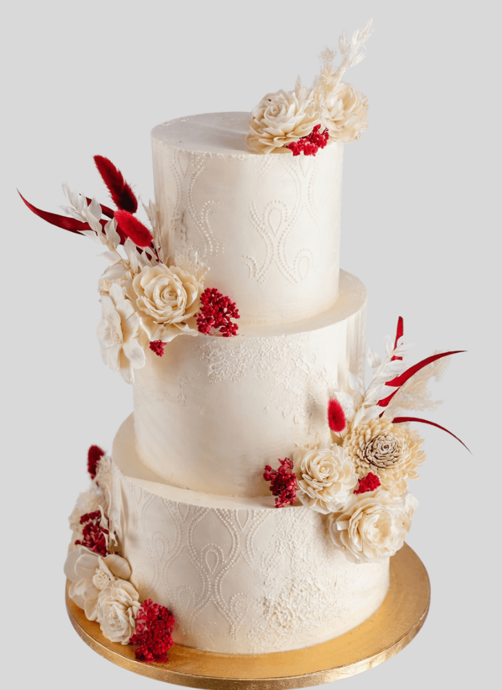 Gorgeous Wedding Anniversary Cake