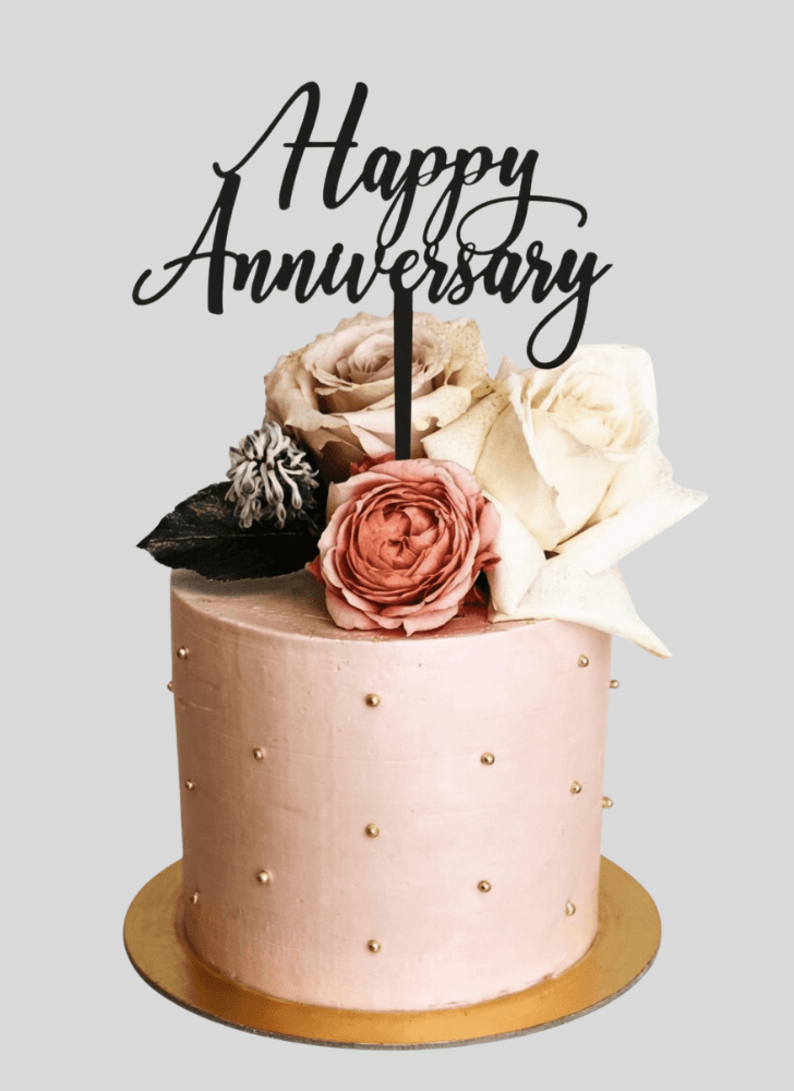 Inviting Wedding Anniversary Cake