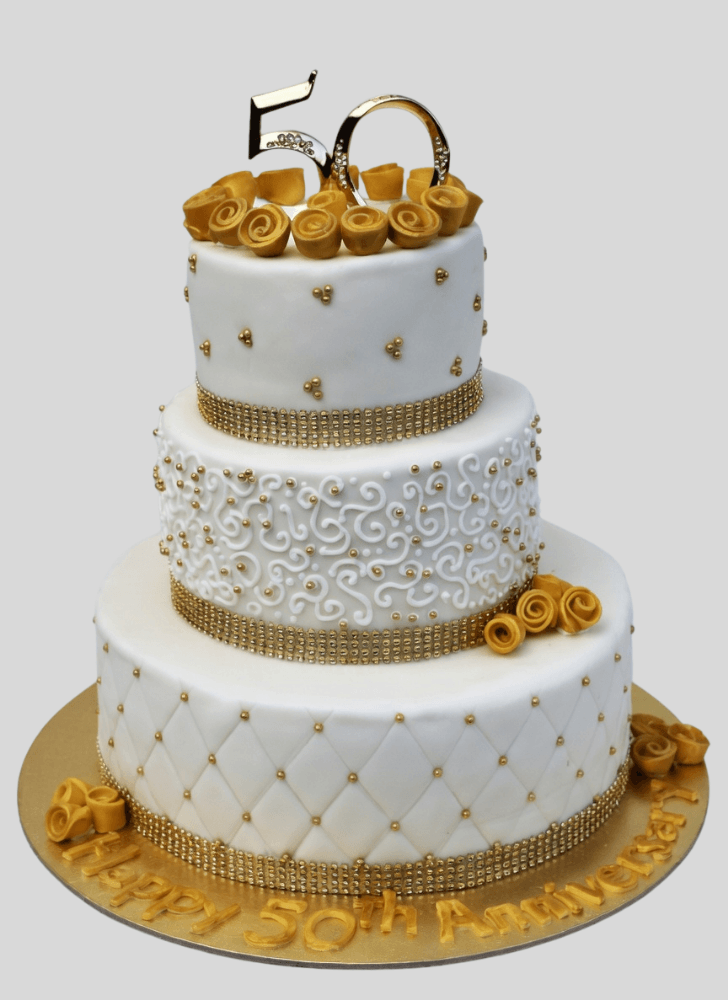 Magnetic Wedding Anniversary Cake