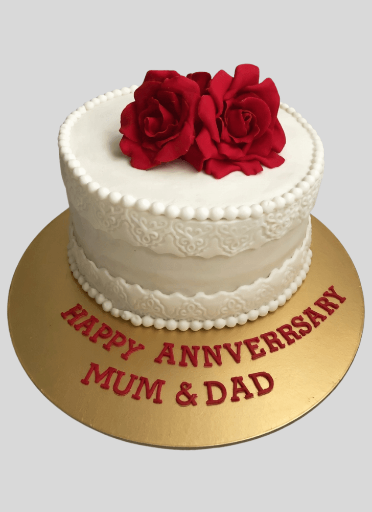 Marvelous Wedding Anniversary Cake
