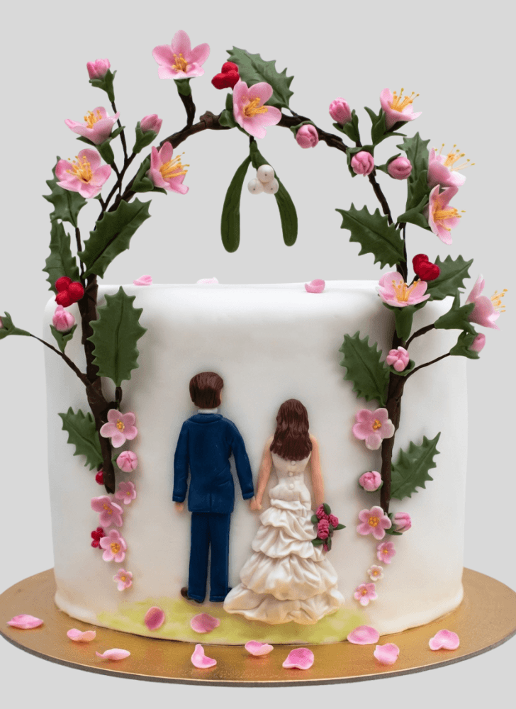 Nice Wedding Anniversary Cake