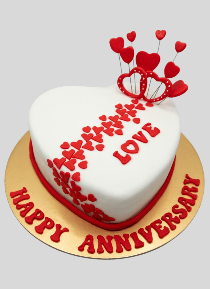 Ravishing Wedding Anniversary Cake